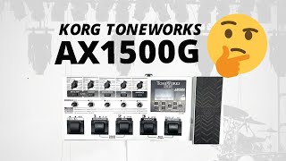 KORG TONEWORKS AX1500G in 2023 [upl. by Gardell618]