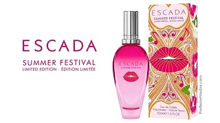 Escada Summer Festival New Fragrance [upl. by Gall]