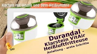 Vorstellung Durandal Klarstein VitAir Turbo Heißluftfriteuse  Halogen Ofen Rezepte [upl. by Connel]