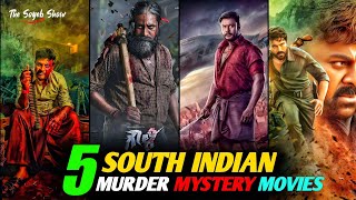 Top 5 South Mystery Suspense Thriller Movies Hindi Dubbed Best South Suspense thriller movies hindi [upl. by Garvey]