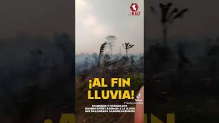 ¡EMOTIVO  Bomberos que apagaban incendios forestales lloran por la llegada de lluvias [upl. by Farra]