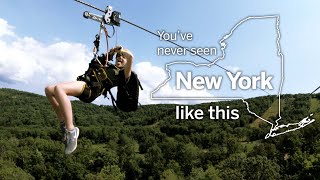 Longest zipline in the US is in Upstate You’ve never seen New York like this [upl. by Enilauqcaj912]