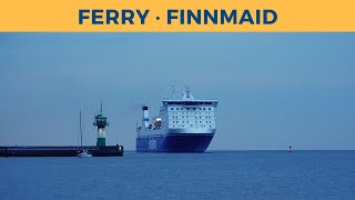 Arrival of ferry FINNMAID Travemünde Finnlines [upl. by Haeckel]