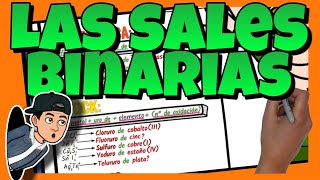 ✅ QUÍMICA  FORMULACIÓN y NOMENCLATURA de SALES BINARIAS [upl. by Beutler]