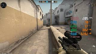 GeForce RTX 2060  Intel Core i54690K  Counter Strike Global Offensive FPS Test Dust 2 Low [upl. by Eidassac]