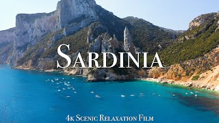 Sardinia 4K  Scenic Relaxation Film With Calming Music [upl. by Hanny]