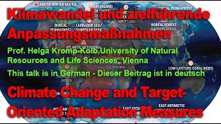 Klimawandel und zielführende Anpassungsmaßnahmen  Climate Change and TargetOriented Measures [upl. by Pussej]