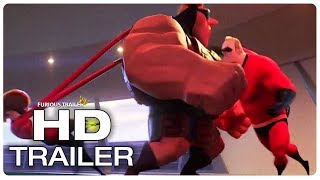 INCREDIBLES 2 Supers Vintage Fight Scene Trailer 2018 Superhero Movie Trailer HD [upl. by Ilujna]