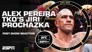 Alex Pereira destroyed Jiri Prochazka for the 2nd time – Dustin Poirier  UFC 303 Post Show [upl. by Muryh]