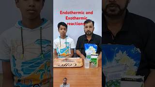 Endothermic and Exothermic reaction scienceexperiment experiment pankajsir [upl. by Grannie122]