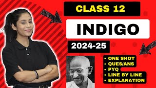 Indigo Class 12 in Hindi  Full  हिंदी में  Explained  Indigo Class 12 202425  Taniya Sharma [upl. by Geirk51]