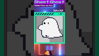 Sheet Ghost Pixel art aseprite [upl. by Therese438]