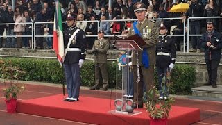 Giuramento degli allievi marescialli del 18° Corso Lealtà della Scuola Sottufficiali dell’Esercito [upl. by Lledner608]