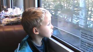 Titus and Grandpa Randy Ride Amtrak from Salem to Portland [upl. by Erhard182]