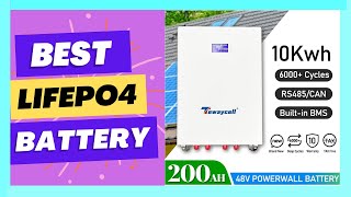 Tewaycell 48V 200Ah Powerwall 10KWh LiFePO4 Battery [upl. by Eadwine]