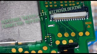 NINTENDO SWITCH LITE MICROSCOPIC REPAIRS [upl. by Geehan]