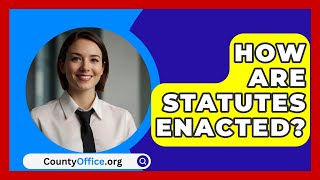 How Are Statutes Enacted  CountyOfficeorg [upl. by Lubbock]