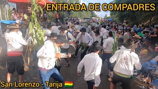 GRAN ENTRADA DE COMPADRES en la COMUNIDAD DE CANASMORO SAN LORENZO  TARIJA [upl. by Drabeck687]