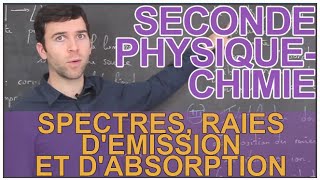 Spectres raies démission et dabsorption  PhysiqueChimie  Seconde  Les Bons Profs [upl. by Aratihc719]