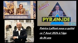 Hommage à Patrice Laffont💗 Parti vers dautres horizons ce 7082024 [upl. by Stegman]