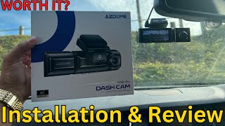 AZDOME M550 PRO DASH CAM UNBOXING amp REVIEW  How To Install Azdome M550 Pro Dash Cam [upl. by Alicia]