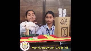 Science Exhibition  Manvi And Ayushi Grade VII  DRM PUBLIC SCHOOL DESRAJ COLONY PANIPAT [upl. by Wehner]