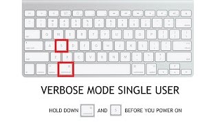 Apple Macbook Verbose Mode Single User bypass [upl. by Anecuza]