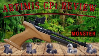 Artimis CP1 CO2 Pistol Review 5 pellets and full shot string tests [upl. by Porta]