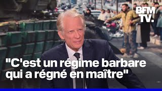 Linterview de Dominique de Villepin ancien Premier ministre en intégralité [upl. by Imhsar]