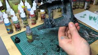 How to paint scifi ruins matt black [upl. by Dredi226]