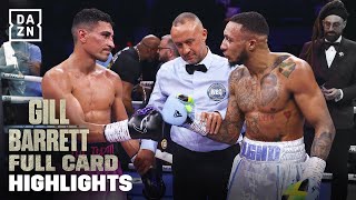 Full Card Highlights  Jordan Gill vs Zelfa Barrett [upl. by Dede]