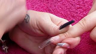 Come Applicare Una Tip Dopo Aver Preparato lUnghia Tutorial Naio Nails [upl. by Eynttirb]