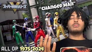 SUPER SENTAI CHANGED ME Super Sentai All Openings Reaction 19752024 Pt 2 [upl. by Allianora]