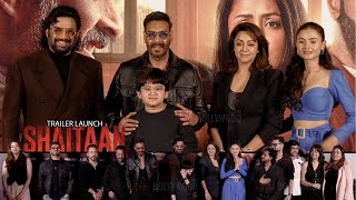 UNCUT  Shaitaan Official Trailer Launch  Ajay Devgn Jyotika R Madhavan  FULL COVERAGE [upl. by Ennahoj39]