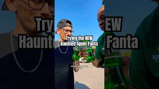 NEW Beetlejuice haunted Apple Fanta 🧟‍♂️🍏 LETS TRY Fanta review beetlejuice hauntedapplefanta [upl. by Ynehpets]