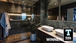 Winner of the 2024 TIDA New Zealand Group Home Builder Bathroom – Landmark Homes Manawatu [upl. by Gem]