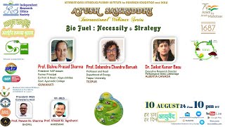 Bio Fuel  Necessity amp Strategy IRES AYUSH SAMRIDDHI 1687 International Webinar [upl. by Bindman]