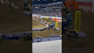 Nick Ramano Indy Supercross 2024 supercrosslive motorcycle supercross dirtbike racing [upl. by Hertberg]