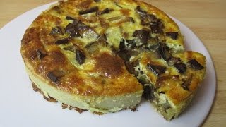 Recette de la quiche revisité à laubergine tomate oignon olives et miel [upl. by Kimmi39]