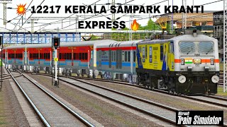 12217 KERALA SAMPARK KRANTI EXPRESS  MSTS GAME PLAY [upl. by Katt977]