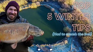 Winter Carp Fishing  5 Tips For Catching Carp In The Winter  Tactics Bait and Rigs [upl. by Bil72]