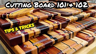 Cutting Board 101 amp 102 How to Make a Cutting Board Tips from Hundreds of Boards Made [upl. by Hampton151]