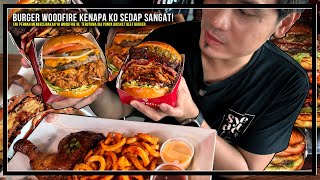 Woodfire Brisket Beef Burger 3 menu ni wajib beli di Woodfire [upl. by Neelyhtak390]