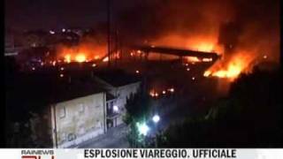 Viareggio  Prime immagini in diretta dai luoghi del disastro [upl. by Verner643]