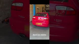 Back box delete 18t AUQ Mk1 leon [upl. by Herrah]