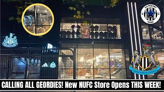 CALLING ALL GEORDIES Nufc Store FINALLY Opening At St james park [upl. by Will]