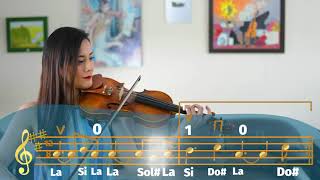 💗Quiero Cantar Una Linda Canción En Violín 😍🎻 Hermosa Canción Cristiana Versión Con Partitura 🙏 [upl. by Phi]