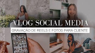 VLOG SOCIAL MEDIA  Rotina de gravação de reels e fotos para cliente [upl. by Alet]