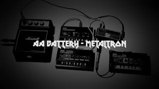 AA Battery  metaltron Korg monotron delay duo VOX amplug 2 metal [upl. by Neal]