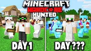 I Tried Surviving 100 days in Hardcore Minecraft Manhunt 2 Hunters Edition [upl. by Attikram]